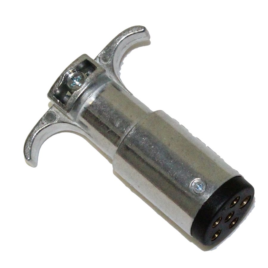 Plug 6Way Round Pin Connector