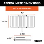 Carrier Cargo Basket 49 x 22.5in Alum