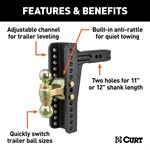 Mount Adj Dual Ball Chan 14K