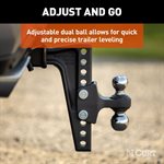 Mount Adj Dual Ball Chan 15K