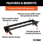 Gooseneck Bracket Dbl-Loc Ford
