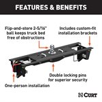 Gooseneck Hitch EZr Ford (kit)