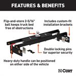 Gooseneck Hitch Dbl-Loc GM (kit)