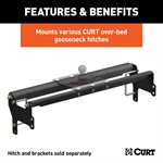 Gooseneck Bracket OverBed GM